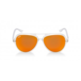 Ray Ban 4125 MATTE CRYSTAL/BROWN MIRROR