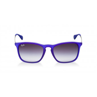 Ray Ban 4187 Chris MATTE VIOLET RUBBER RUTHENIUM/GREY SHADED