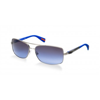Prada Linea Rossa 50OS ruthenium blue/smoke blue shaded