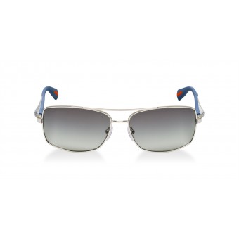 Prada Linea Rossa 50OS silver blue/grey shaded