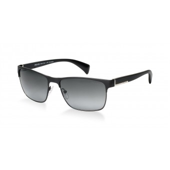 Prada 51OS MATTE BLACK/GREY SHADED