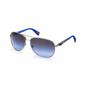 Prada Linea Rossa 51NS ruthenium blue/smoke blue shaded