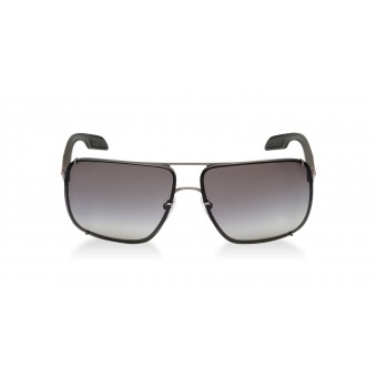 Prada Linea Rossa 53OS ruthenium semi-shiny grey/grey shaded