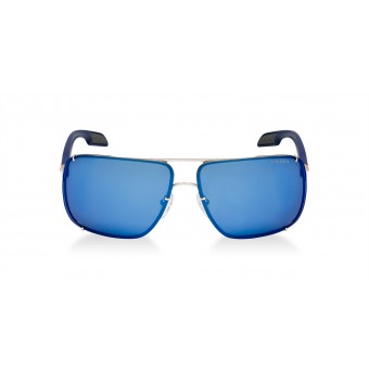 Prada Linea Rossa 53OS silver blue/blue silver mirror 