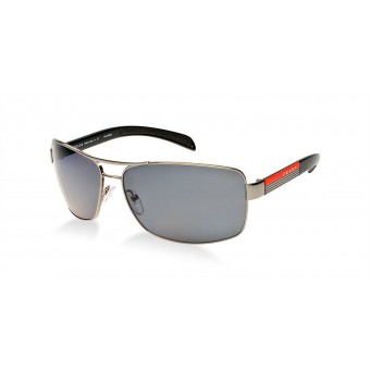 Prada Linea Rossa 54IS ruthenium black/grey polarized