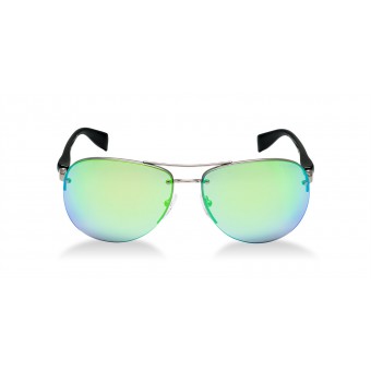 Prada Linea Rossa 56MS semi shiny grey/grey blue