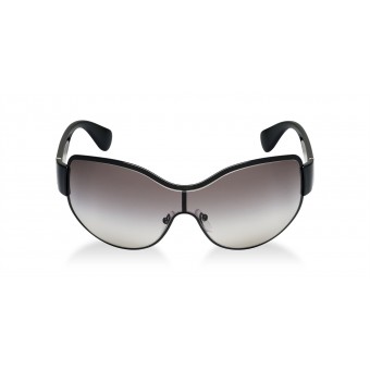 Prada 62OS BLACK SHINY BLACK/GREY SHADED