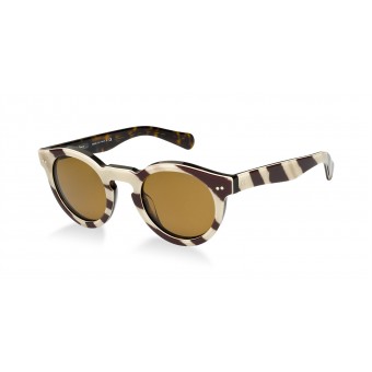 Ralph Lauren 8071 BROWN IVORY ZEBRA DARK HAVANA/BROWN