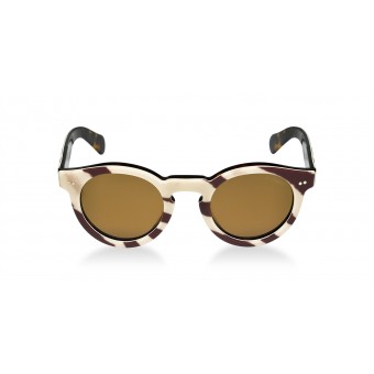 Ralph Lauren 8071 BROWN IVORY ZEBRA DARK HAVANA/BROWN