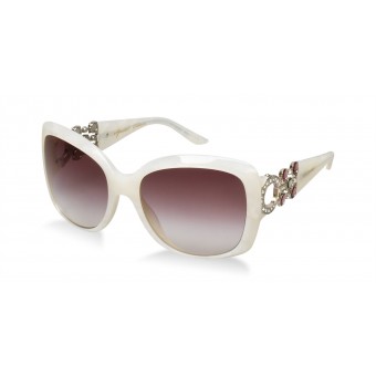 Bulgari 8103 IVORY SILVER STRASS/GREY PINK SHADED
