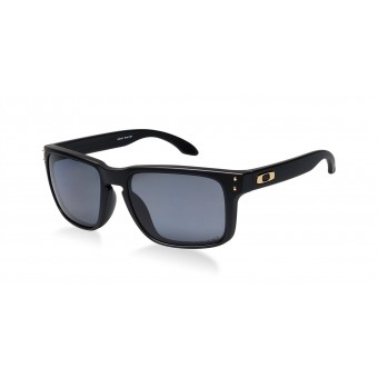 OAKLEY 9102 HOLBROOK MATTE BLACK/GREY POLARIZED