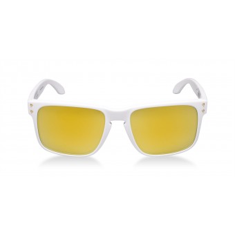 OAKLEY 9102 HOLBROOK POLISHED WHITE/24K IRIDIUM
